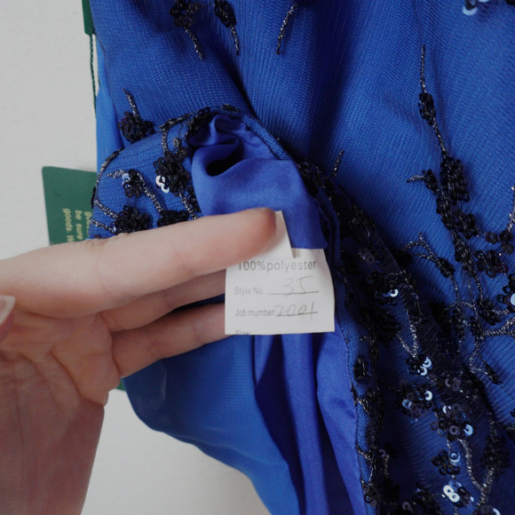 NWT Floral Beaded Boxy Silhouette Tank VK Selec Size L Formal Wedding‎ Guest - Picture 4 of 7